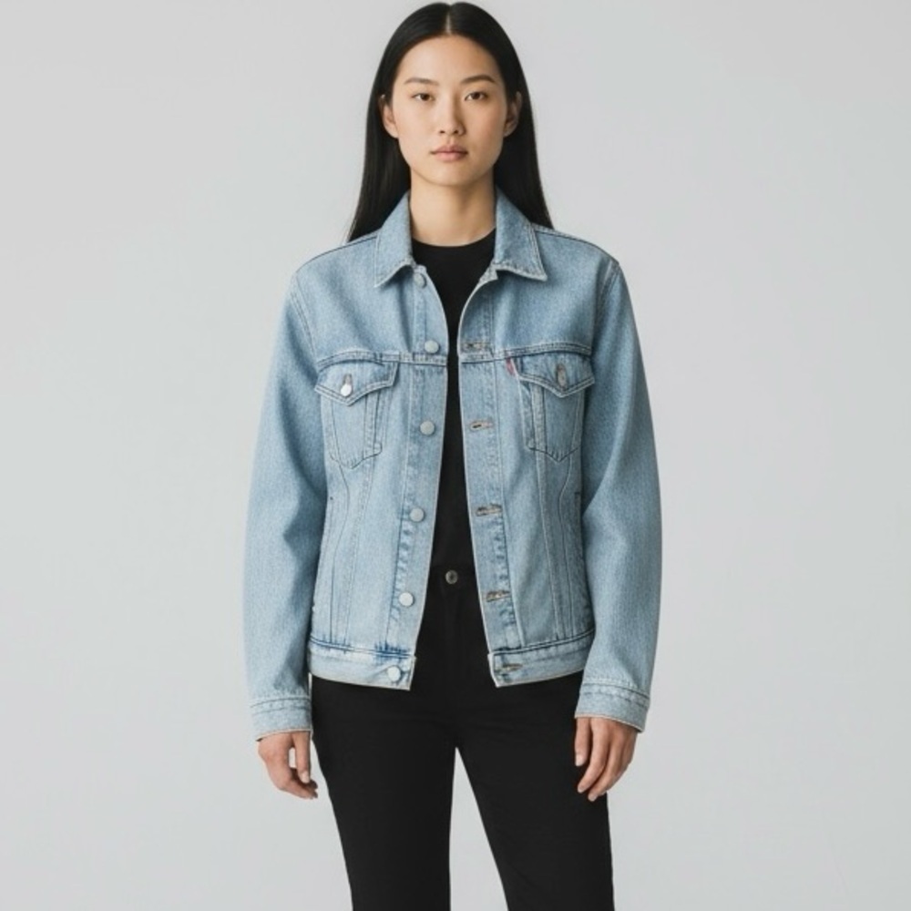 🌻NEW w.tags Silver Jeans Co. Fitted Indigo Denim Jacket Women's Size 2X